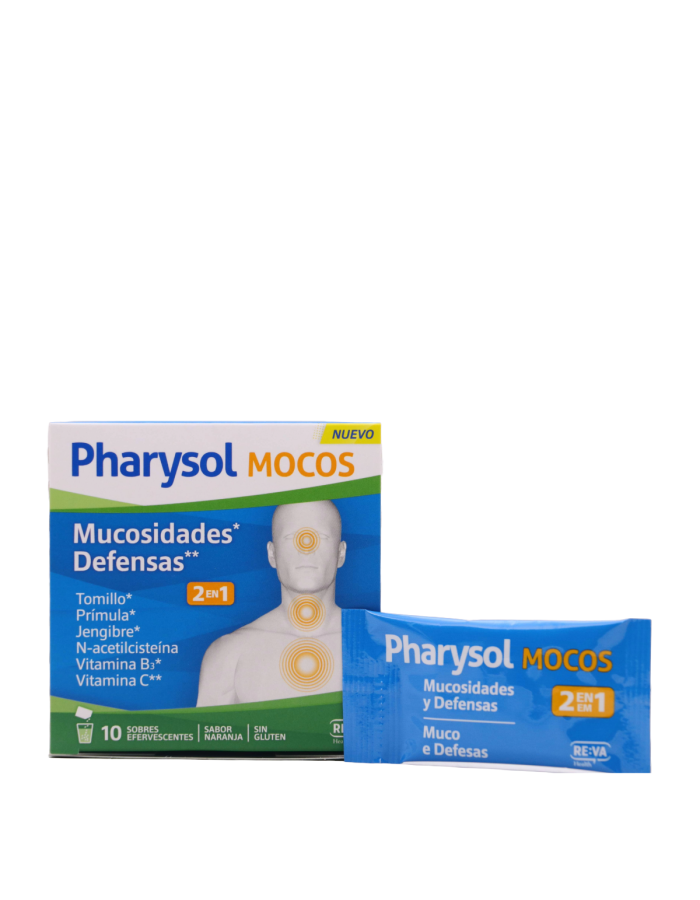 Pharysol Mocos 10 Sobres Efervescentes
