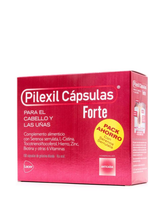 Pilexil Forte Cabello y Uñas 150 Cápsulas Pack Ahorro-1