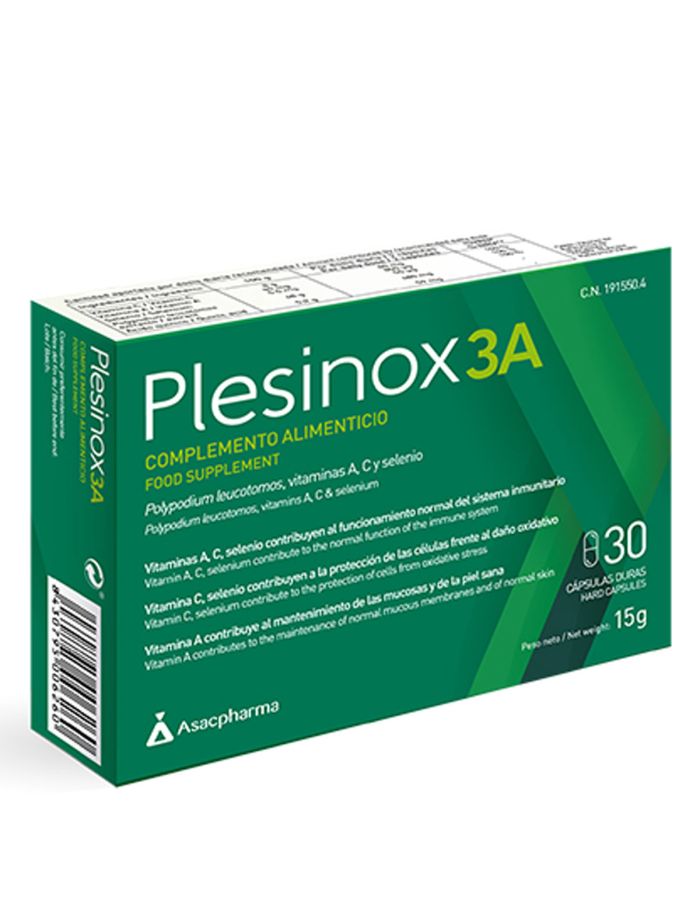 Plesinox 3A 30 Capsulas