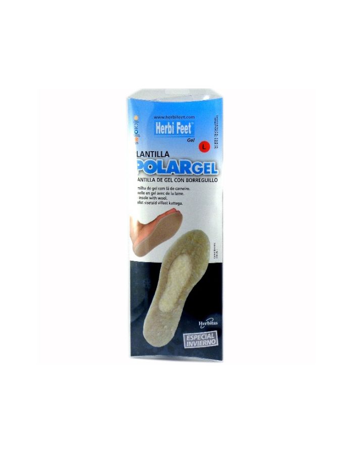 Herbi Feet Plantillas Polargel Plantilla Gel con Borreguillo 1 Par Talla L Herbitas