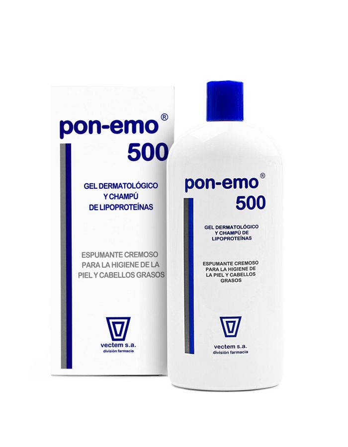 PonEmo 500 Gel Champú Dermatológico 500ml