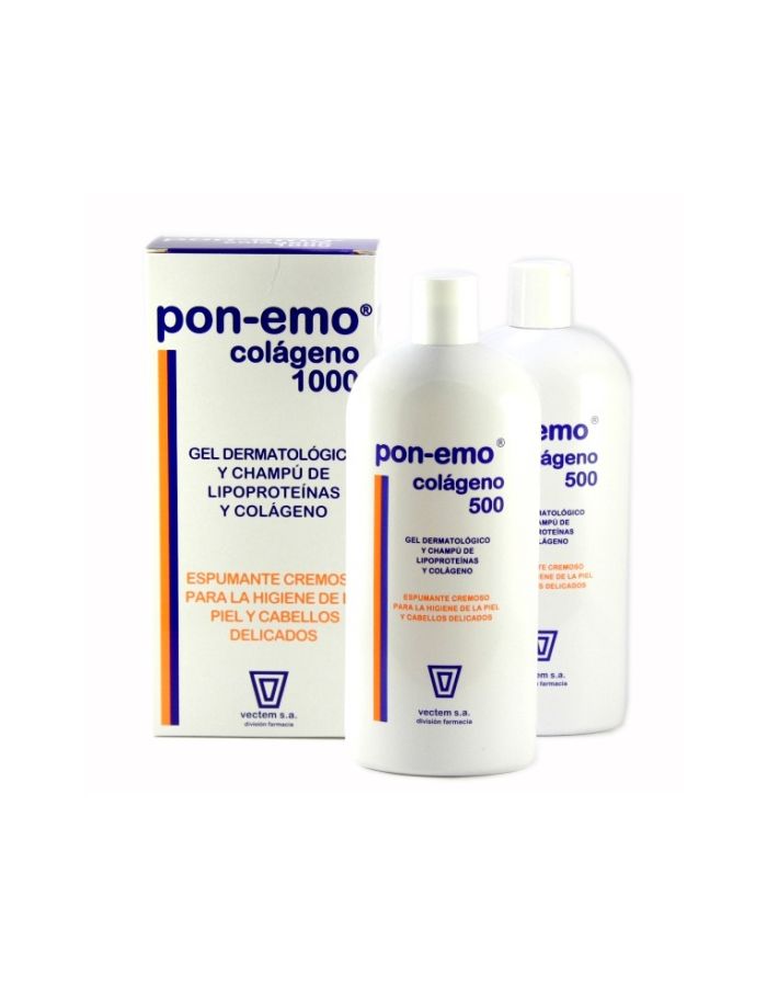 PonEmo Colágeno 1000 Gel Champú Dermatológico 1litro