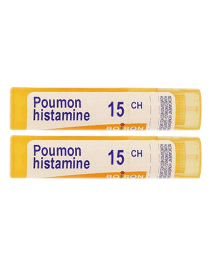 Poumon Histamine 15 CH Glóbulos DT 4g x 2 Boiron Doble Tubo
