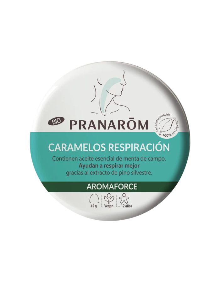 Pranarom Caramelos Respiración 45g Aromaforce