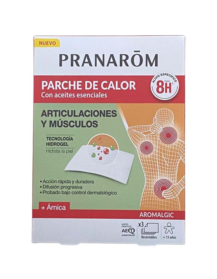 Pranarom Parche Calor 3 Parches Aromalgic