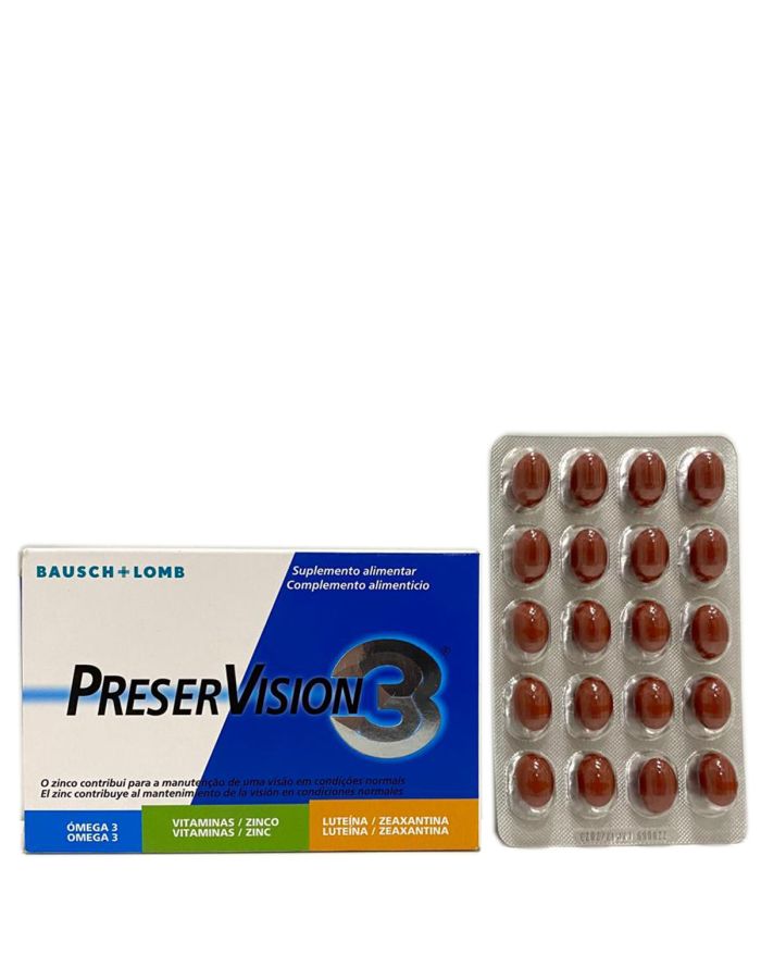 PreserVision 3  60 Cápsulas Bausch & Lomb