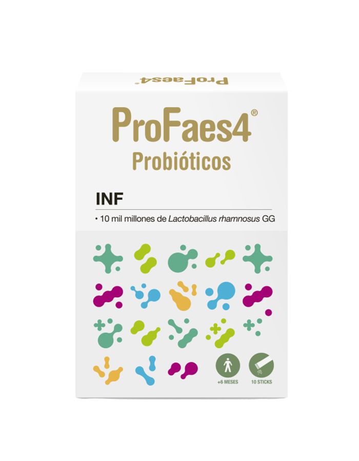 ProFaes4 INF Probióticos para Niños 10 Sticks