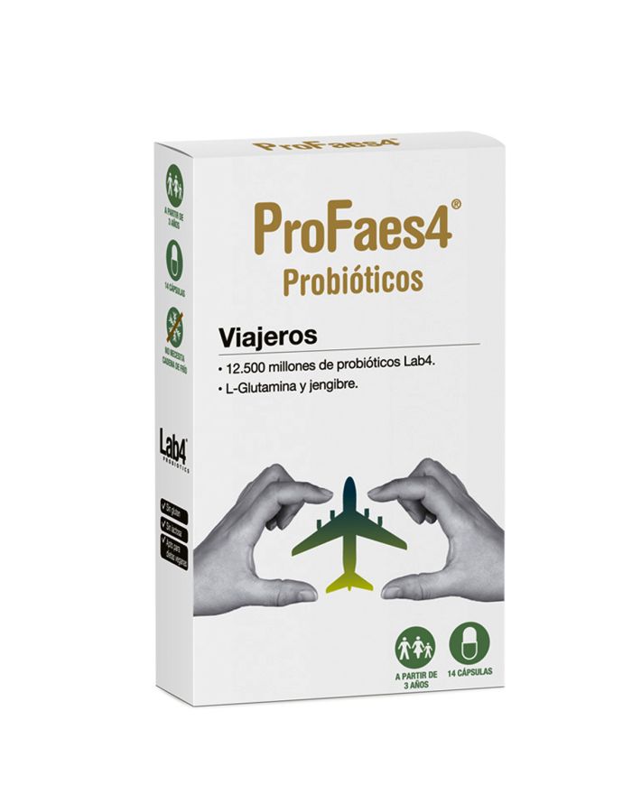 Profaes4 Probióticos Viajeros 14 Cápsulas