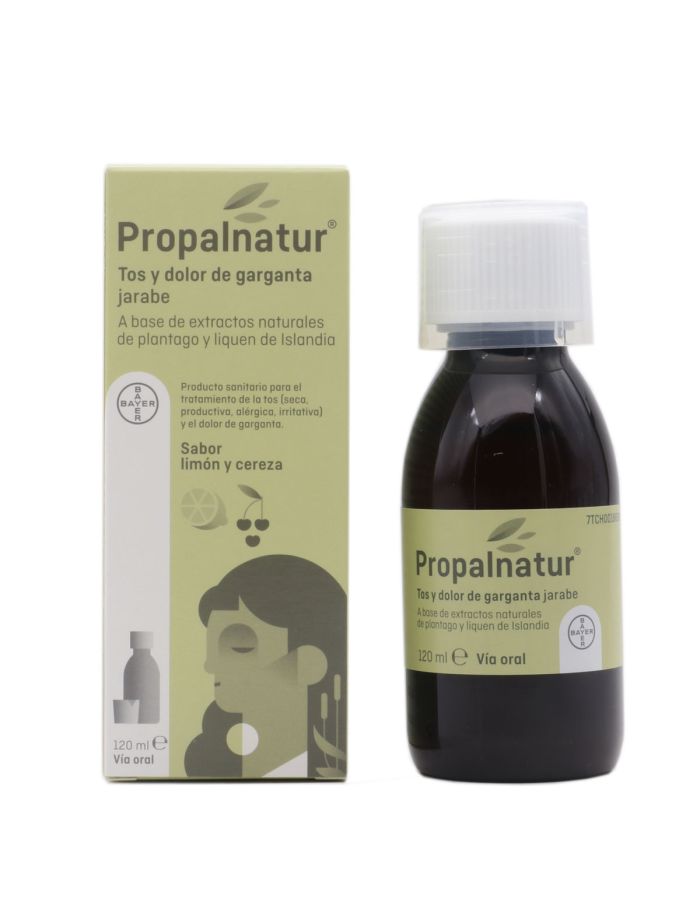 Propalnatur Tos y Dolor de Garganta Jarabe Sabor Limón y Cereza 120ml Vía Oral