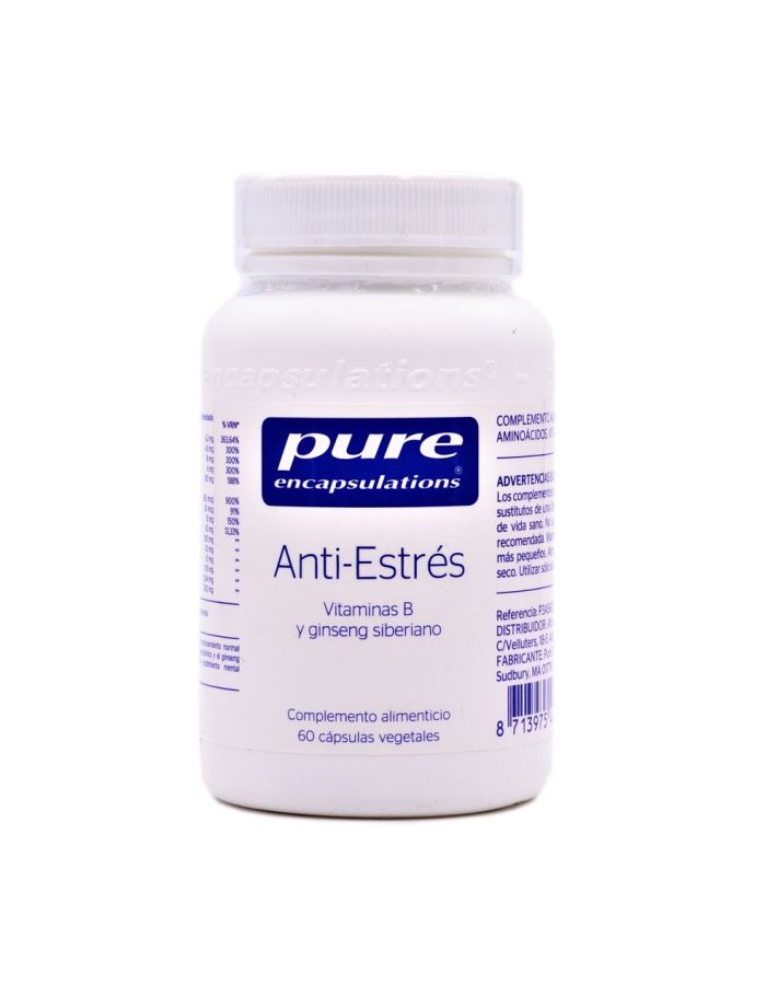 Pure Encapsulations Anti Estrés 60 Cápsulas Vegetales