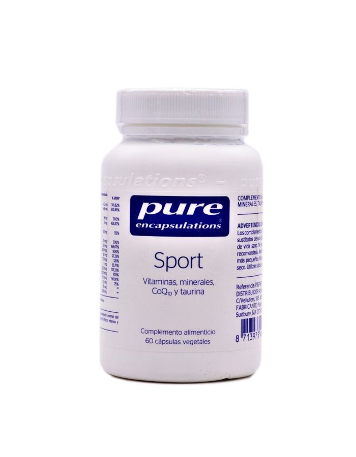 Pure Encapsulations Sport 60 Cápsulas Vegetales