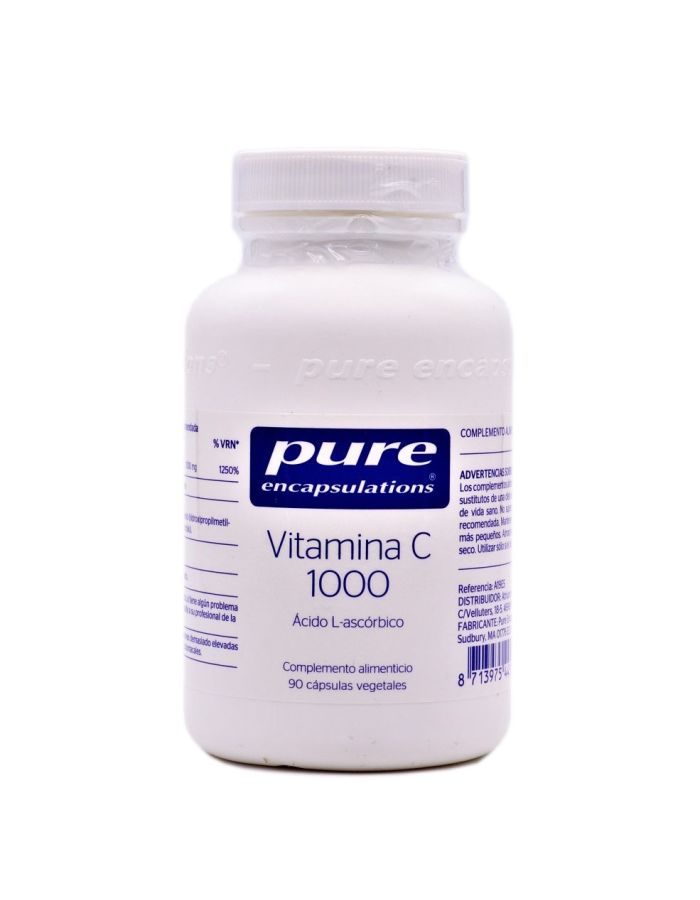 Pure Encapsulations Vitamina C 1000 90 Cápsulas Vegetales