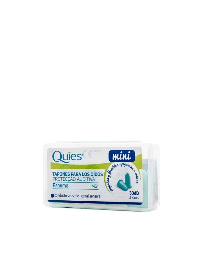 Quies Tapones para Oídos Espuma Mini 3 Pares