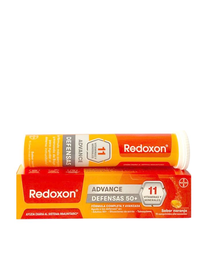 Redoxon Advance Defensas 50+ 15 Comprimidos Efervescentes Sabor Naranja 