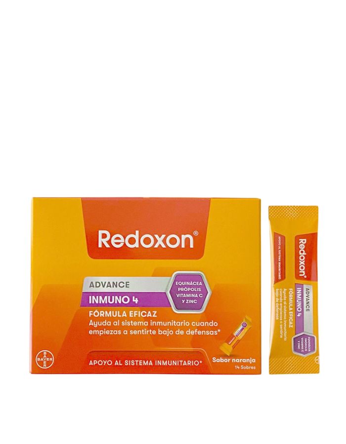 Redoxon Inmuno 4 14 Sobres Sabor Naranja