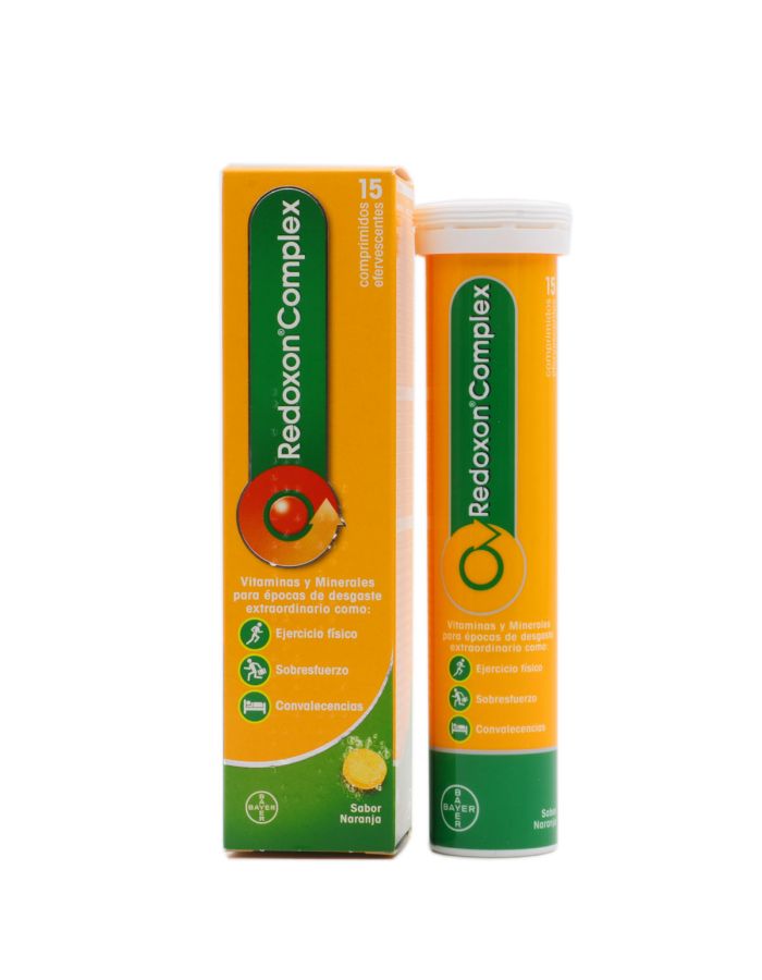 Redoxon Complex 15 Comprimidos Efervescentes Sabor Naranja