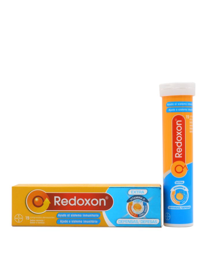 Redoxon Extra Defensas 15 Comprimidos Efervescentes Sabor Naranja