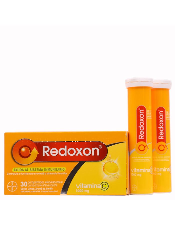 Redoxon Vitamina C 1000mg 30 Comprimidos Efervescentes Sabor Limón