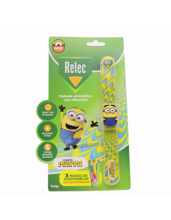 Relec Pulsera Aromática con Citronela Amarilla Minions
