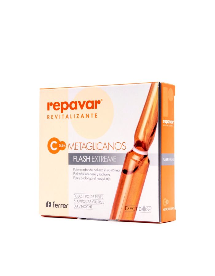 Repavar Revitalizante Metaglicanos Flash Extreme 5 Ampollas