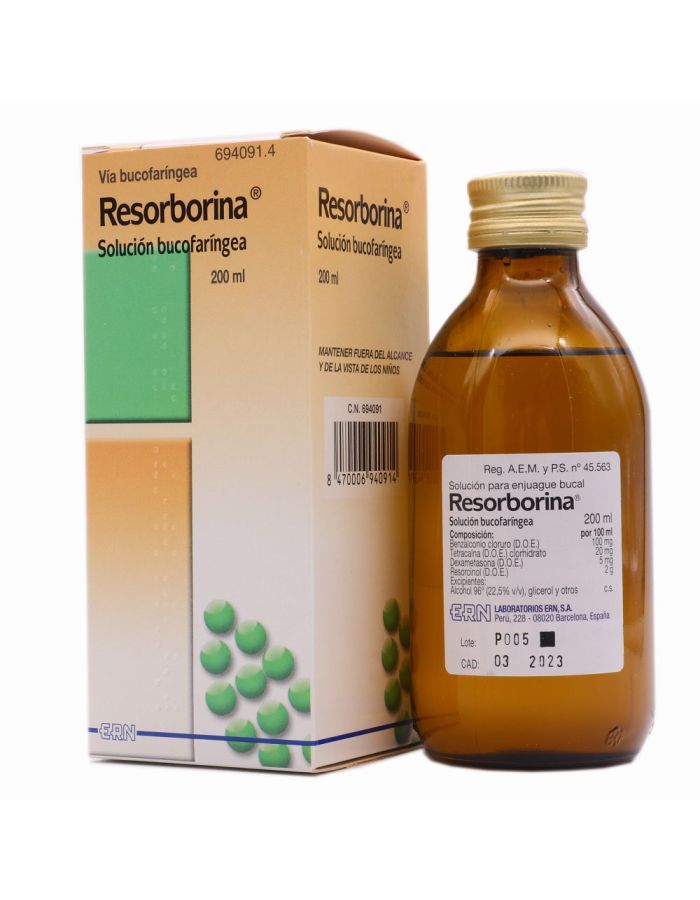 Resorborina Solución Bucofaríngea 200ml