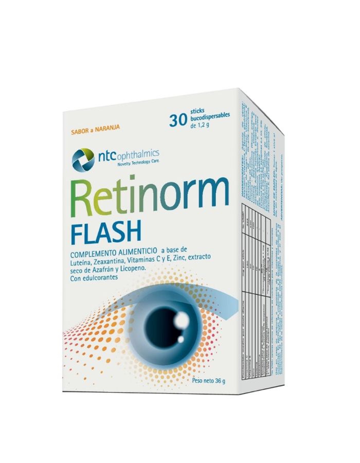Retinorm Flash 30 Stick Bucodispersables