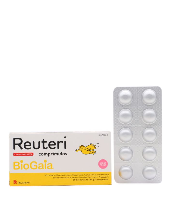 Reuteri Comprimidos Sabor Fresa 10 Comprimidos