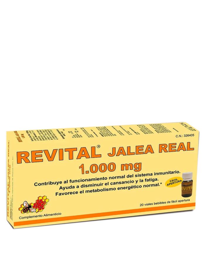 REVITAL JALEA REAL 100MG 20 AMPOLLAS