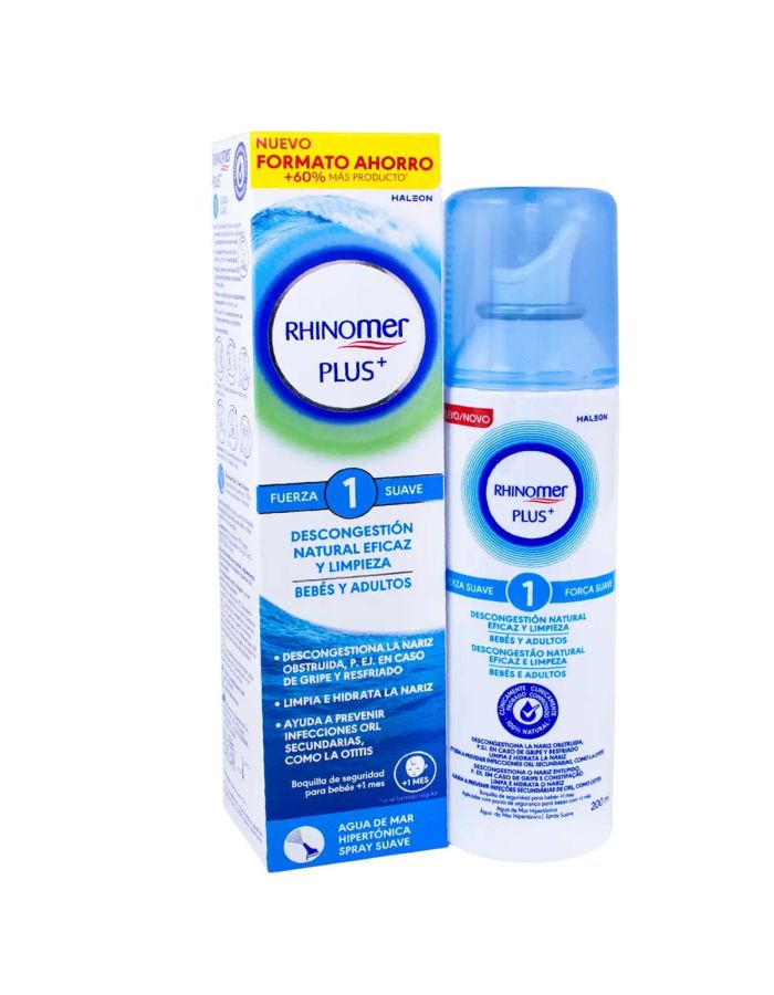 Rhinomer Plus Fuerza 1 Spray Nasal 200ml