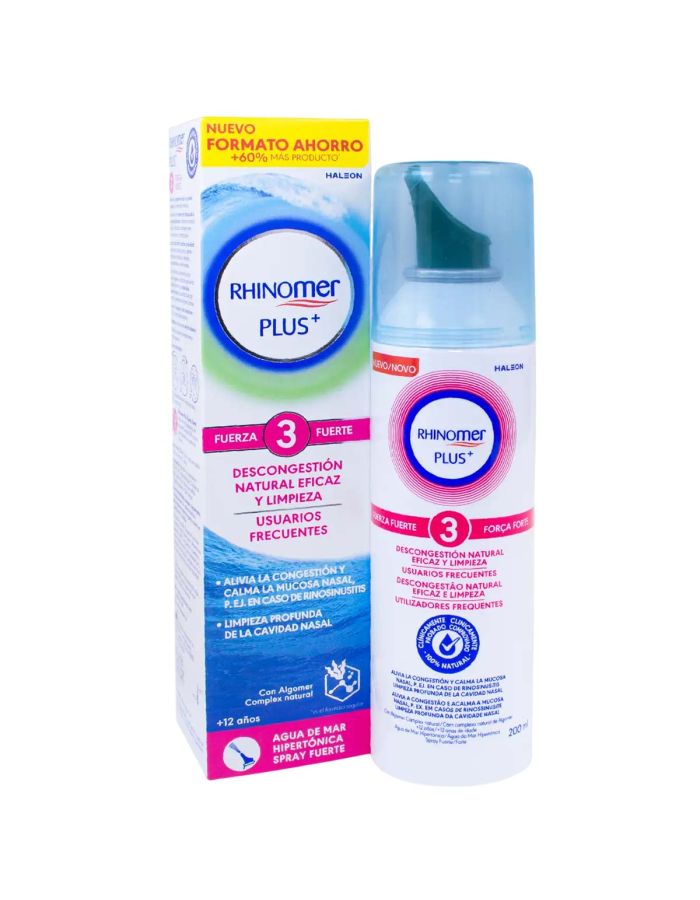 Rhinomer Plus Fuerza 3 Spray Nasal 200ml
