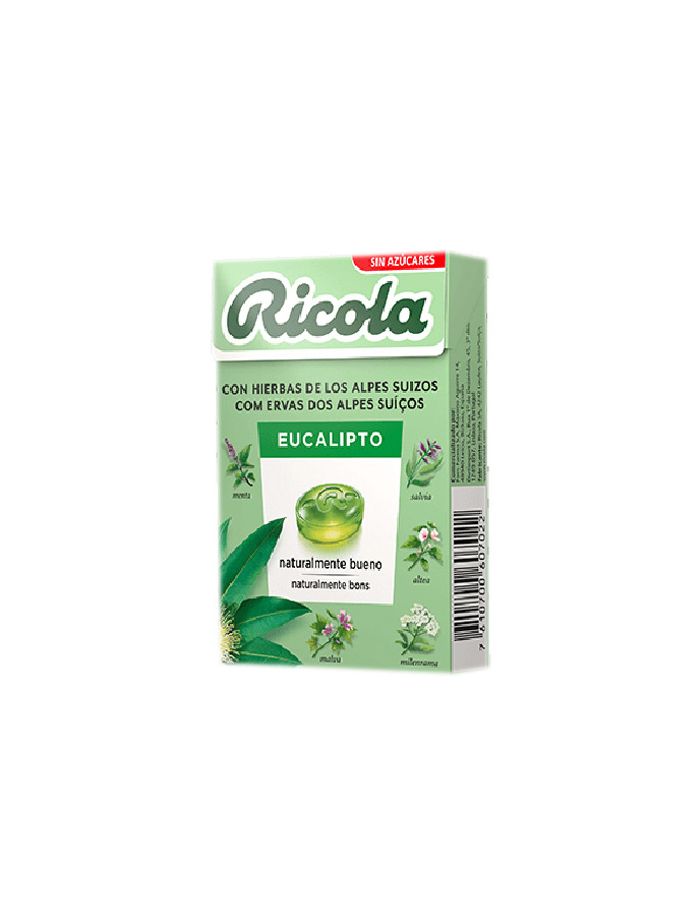Ricola Eucalipto Caramelos Sin Azúcares 50g