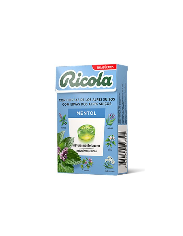 Ricola Mentol Caramelos Sin Azúcares 50g