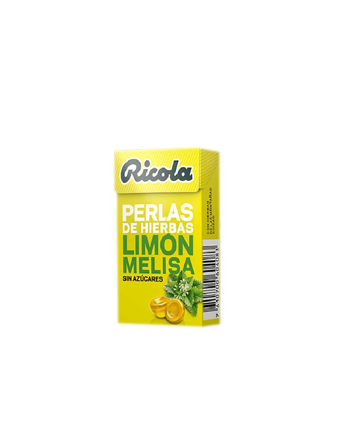 Ricola Perlas de Hierbas Limón Melisa Sin Azúcares 25g