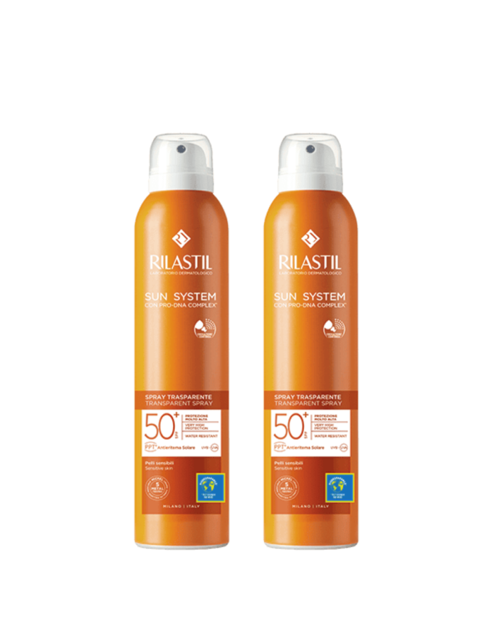 Rilastil Sun System Spray Transparente SPF50+ Duplo
