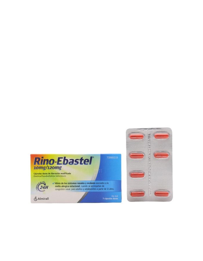 Rino Ebastel 7 Cápsulas de Liberación Modificada     