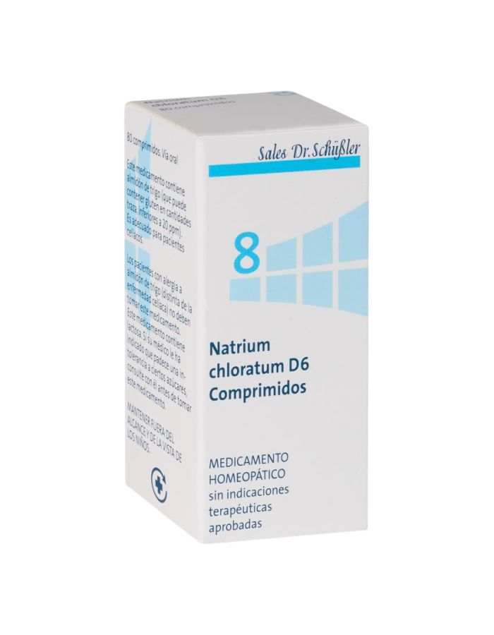 Sales de Schusler Nº 8 Natrium Chloratum D6 80 Comprimidos 