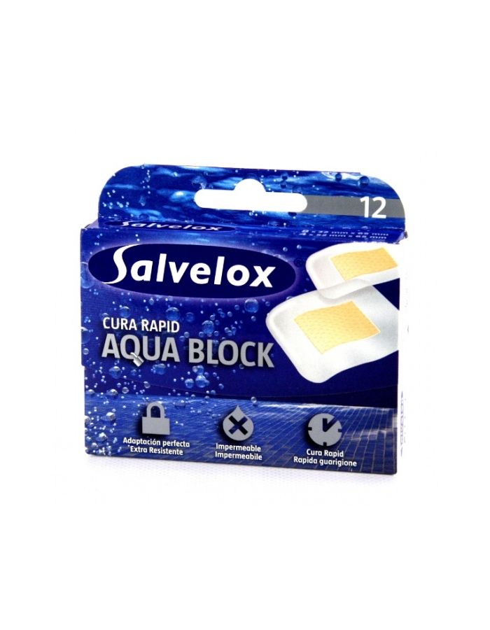 Salvelox Apósito Adhesivo Aqua Block 12 Surtidos