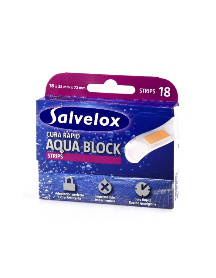 Salvelox Apósito Adhesivo Aqua Block 18 Tiras