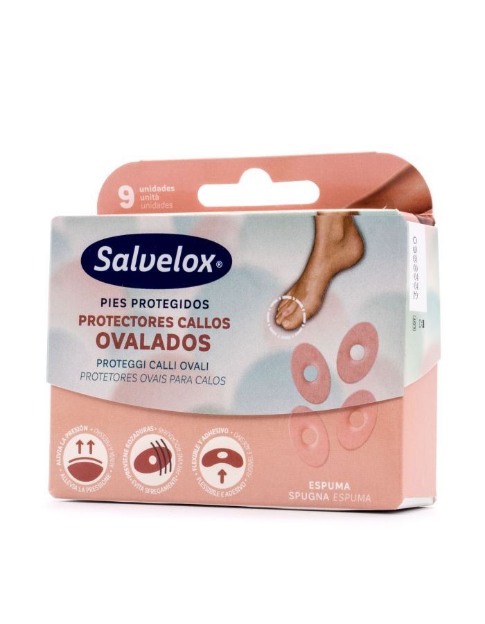 Salvelox Protectores Callos Ovalados 9Uds