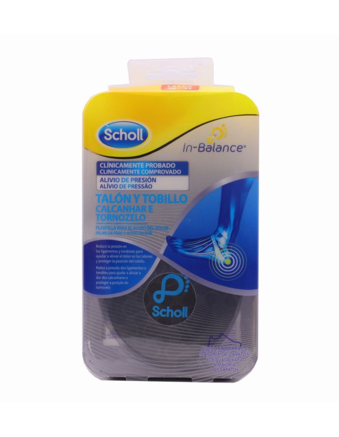 Scholl Plantilla Talón y Tobillo M In Balance 1 Par  de Plantillas