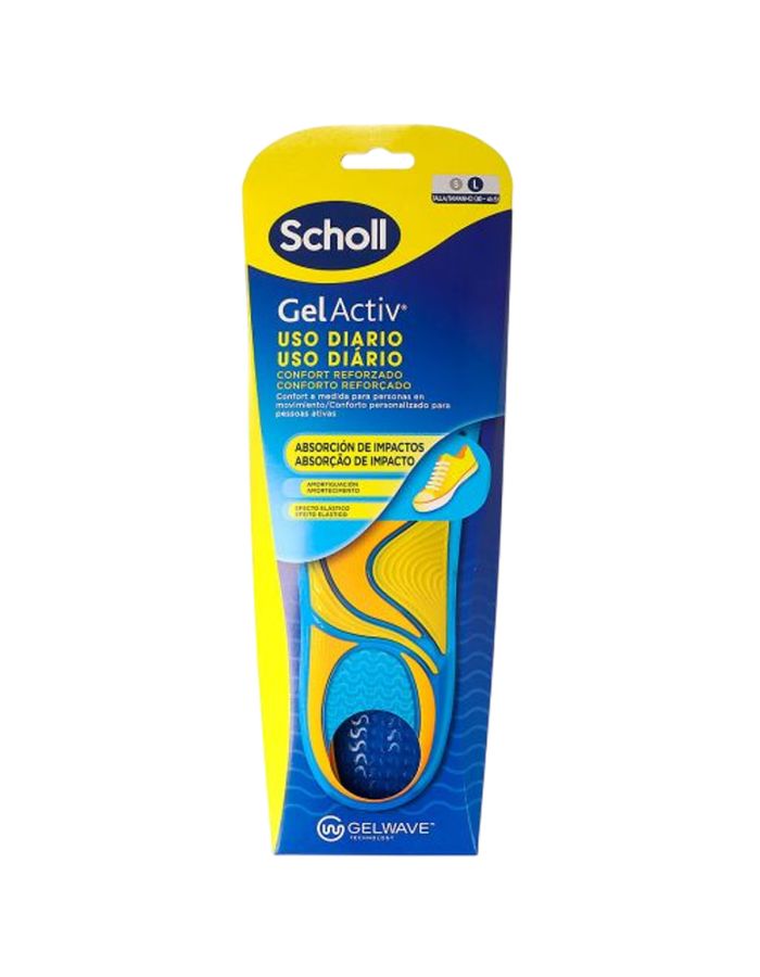 Scholl Plantillas GelActiv Uso Diario Hombre Talla L 40-46,5