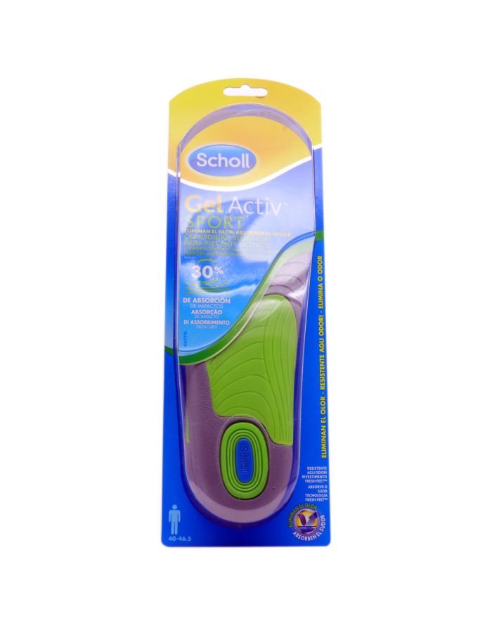 Scholl Plantillas GelActiv Sport Hombre Nº40/46,5