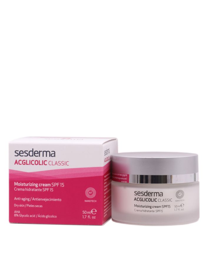 Sesderma Acglicolic Classic Crema Hidratante SPF15 50ml