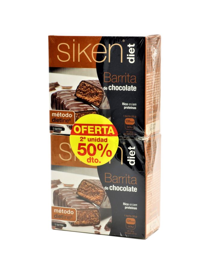 Siken Diet Barrita de Chocolate 5+5 Barritas Oferta