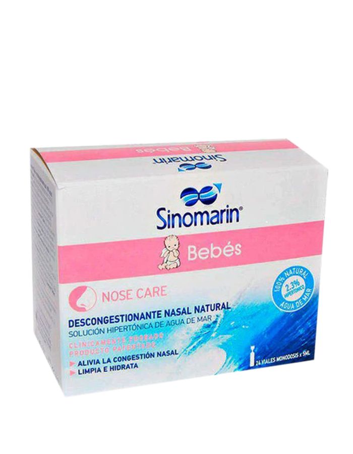Sinomarin Bebes Descongestionante Nasal Natural 24 Viales Monodosis Italfarmaco