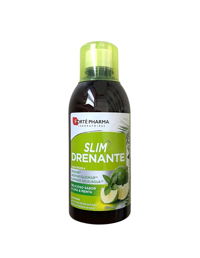 Slim Drenante 500ml Sabor Lima y Menta Forte Pharma