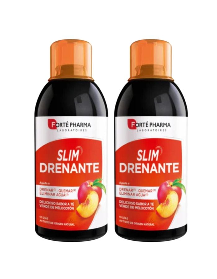 Slim Drenante Melocotón Duplo 500ml x 2 Forte Pharma