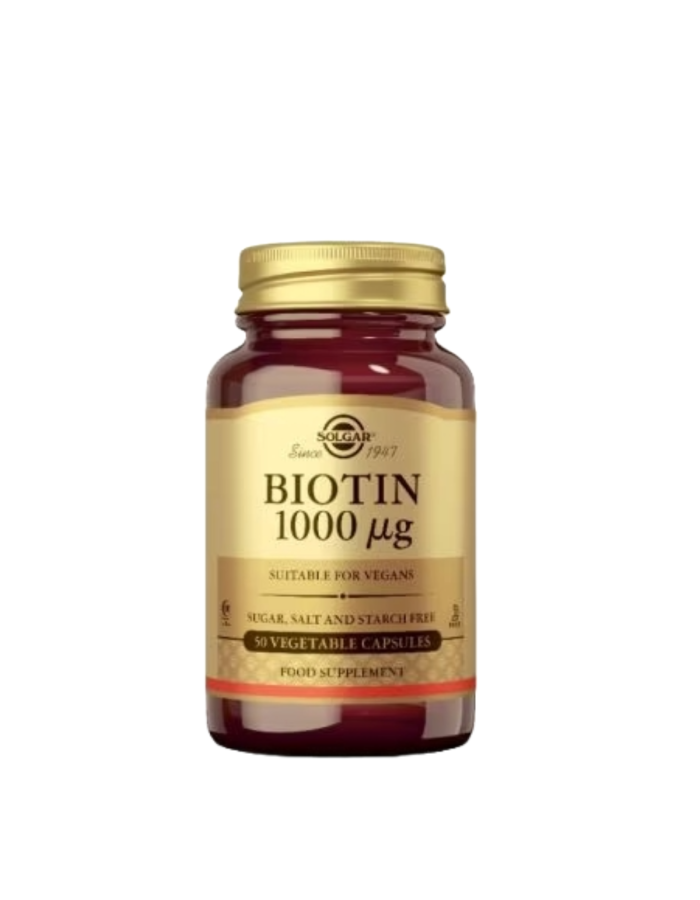 Solgar Biotina 1000 ug 50 Cápsulas