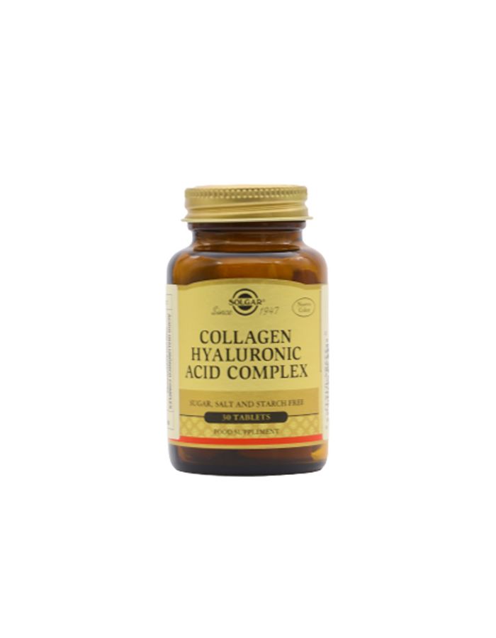 Solgar Collagen Hyaluronic Acid Complex 30 Comprimidos