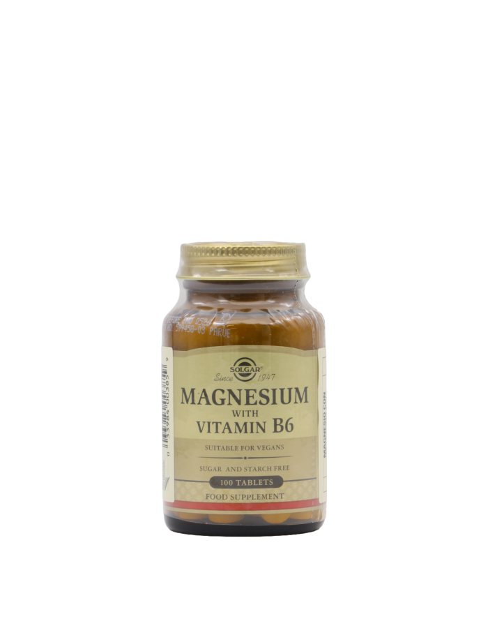 Solgar Magnesium + Vitamina B6 100 Comprimidos